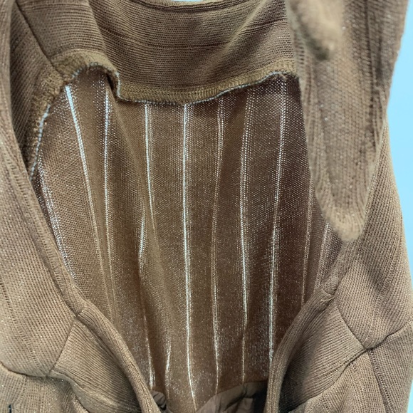 4si3nna Adrienne metallic & clay halter dress - Picture 7 of 8